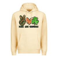 Pina Colada peace love shamrock Premium Hoodie - FaDigitalArtStudio