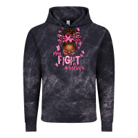 Cloud Black pray fight believe breast cancer afro messy Vintage Hoodie - texasbilliewilder