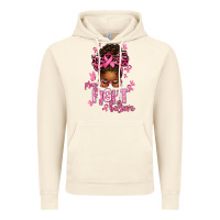 Vintage Artic pray fight believe breast cancer afro messy Vintage Hoodie - texasbilliewilder
