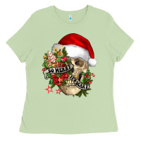 Matcha So merry it's scary Ladies Tee - NancyCooperArtShop