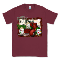 Burgundy happy holidays gnomes Christmas Truck Classic Tee - Bettercallsaul