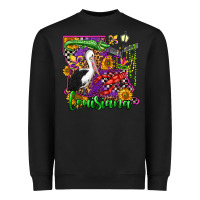 Black louisiana Heavyweight Sweatshirt - OliviaCreatesArt