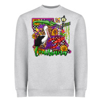Heather Grey louisiana Heavyweight Sweatshirt - OliviaCreatesArt