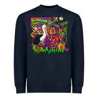 Navy louisiana Heavyweight Sweatshirt - OliviaCreatesArt