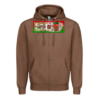 Chestnut flannels lattes leggings Zipper Hoodie - BundleAndBundleShop