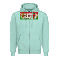 Seafoam flannels lattes leggings Zipper Hoodie - BundleAndBundleShop