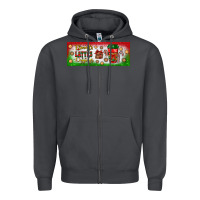 Smoke flannels lattes leggings Zipper Hoodie - BundleAndBundleShop