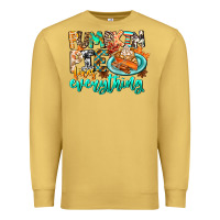 Antique Gold Pumpkin Pie Fixes Everything Premium Sweatshirt - CowhideDigitalArt