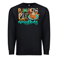 Black Pumpkin Pie Fixes Everything Premium Sweatshirt - CowhideDigitalArt