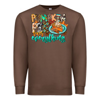 Chestnut Pumpkin Pie Fixes Everything Premium Sweatshirt - CowhideDigitalArt