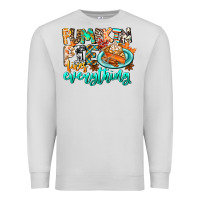Dove Grey Pumpkin Pie Fixes Everything Premium Sweatshirt - CowhideDigitalArt
