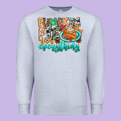 Pumpkin Pie Fixes Everything Premium Sweatshirt Designed By Cowhidedigitalart
