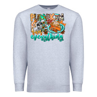 Heather Grey Pumpkin Pie Fixes Everything Premium Sweatshirt - CowhideDigitalArt