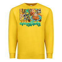 Lemon Pumpkin Pie Fixes Everything Premium Sweatshirt - CowhideDigitalArt