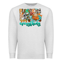 Oatmeal Heather Pumpkin Pie Fixes Everything Premium Sweatshirt - CowhideDigitalArt