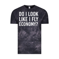Cloud Black do i look like i fly economy  funny first class traveling Vintage Tee - lanVoArt