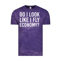 Cloud Purple do i look like i fly economy  funny first class traveling Vintage Tee - lanVoArt