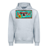 Heather Grey mom heifer license plate Urban Hoodie - Artiststas
