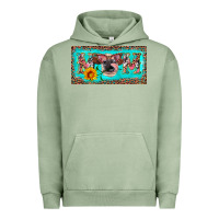 Pigment Oil Green mom heifer license plate Urban Hoodie - Artiststas