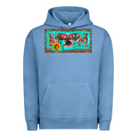 Pigment Pebble Blue mom heifer license plate Urban Hoodie - Artiststas