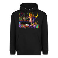 Black real dragon through christmas Heavyweight Hoodie - CowhideDigitalArt
