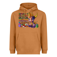Meerkat real dragon through christmas Heavyweight Hoodie - CowhideDigitalArt