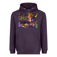 Plum real dragon through christmas Heavyweight Hoodie - CowhideDigitalArt