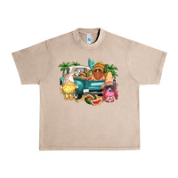 French Oak summer gnomies truck Urban Heavy Tee - NancyCooperArtShop