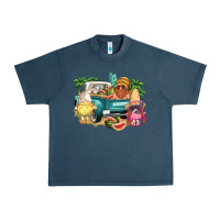 Midnight Navy summer gnomies truck Urban Heavy Tee - NancyCooperArtShop