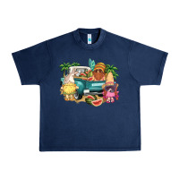Navy summer gnomies truck Urban Heavy Tee - NancyCooperArtShop