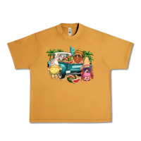Peanut Butter summer gnomies truck Urban Heavy Tee - NancyCooperArtShop