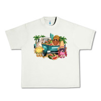 Pistachio summer gnomies truck Urban Heavy Tee - NancyCooperArtShop
