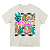 Cream team third grade Heavy Core Tee - NancyCooperArtShop