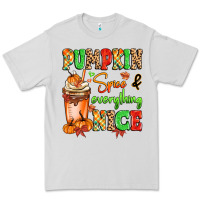 Dove Grey Pumpkin Spice And Everything Nice Premium Tee - MaliasSmallBusiness