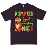Plum Pumpkin Spice And Everything Nice Premium Tee - MaliasSmallBusiness