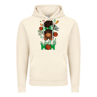 Vintage Artic Basketball Mom Afro Messy Bun Vintage Hoodie - texasbilliewilder