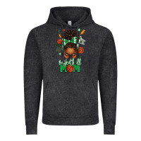 Vintage Black Basketball Mom Afro Messy Bun Vintage Hoodie - texasbilliewilder
