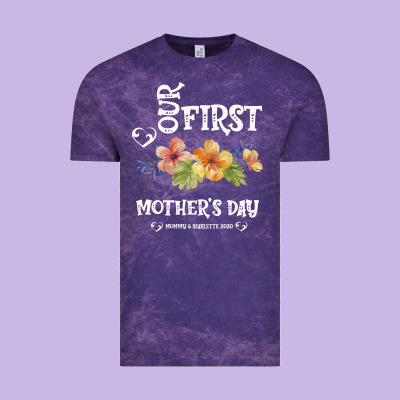 Our Fırst Mother's Day Mommy & Scarlette 2020 Vintage Tee Designed By Bettercallsaul