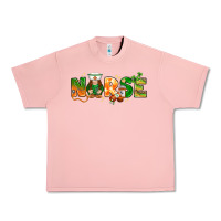 Salmon st patricks day nurse with gnome Urban Heavy Tee - NancyCooperArtShop