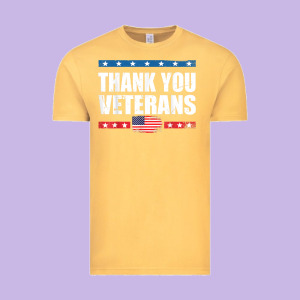 Shirts For Veterans, Thank You Veterans Shirt Veterans Day Vintage Tee Designed By Lanvoart
