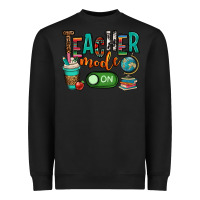 Black teacher mode on Heavyweight Sweatshirt - OliviaCreatesArt