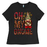 Black Oh my gnome Ladies Tee - NancyCooperArtShop