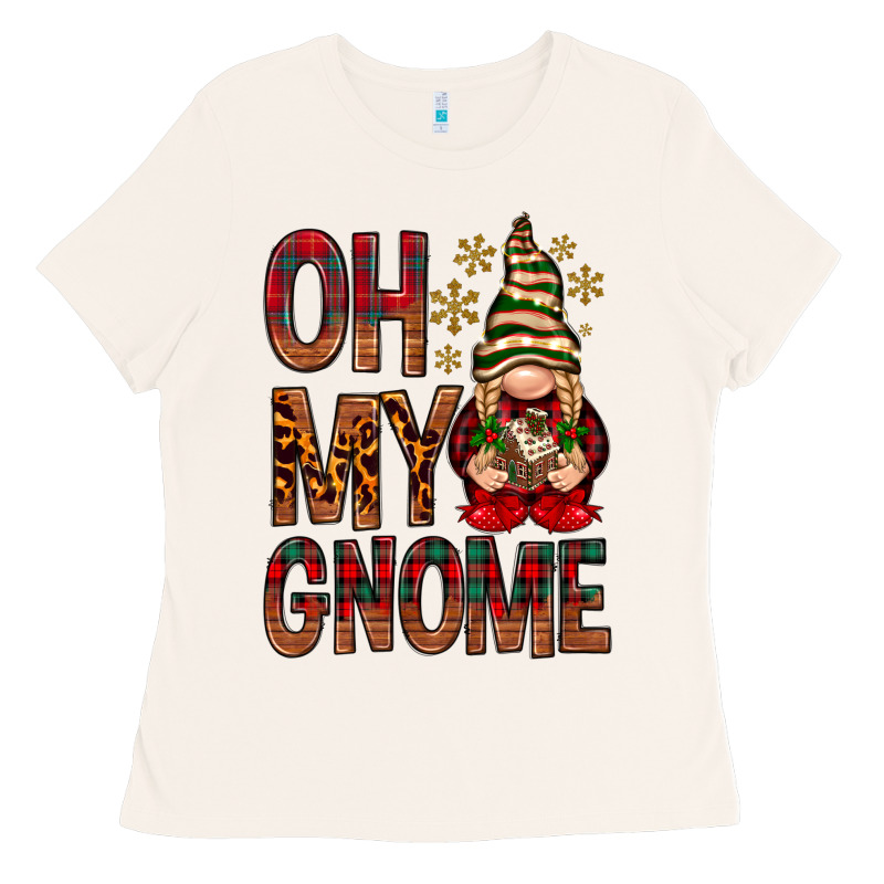 Oh My Gnome Ladies Tee by NancyCooperArtShop | Teevron