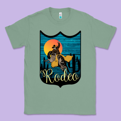 Rodeo Name Tag Classic Tee Designed By Bettercallsaul