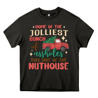 Asphalt home of the jollıest bunch of assholes thıs sıd Heavy Core Tee - MaliasSmallBusiness