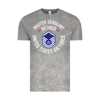 Cloud Rock Limited Edition Master Sergeant Retired Air Force Military Retiremen Vintage Tee - lanVoArt
