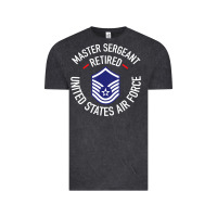 Vintage Black Limited Edition Master Sergeant Retired Air Force Military Retiremen Vintage Tee - lanVoArt