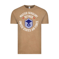 Vintage Coffee Limited Edition Master Sergeant Retired Air Force Military Retiremen Vintage Tee - lanVoArt