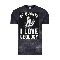 Cloud Black of quartz i love geology Vintage Tee - lanVoArt