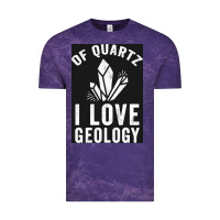 Cloud Purple of quartz i love geology Vintage Tee - lanVoArt